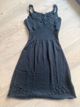 Abito United Colors of Benetton nero floreale