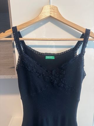 Abito United Colors of Benetton nero floreale