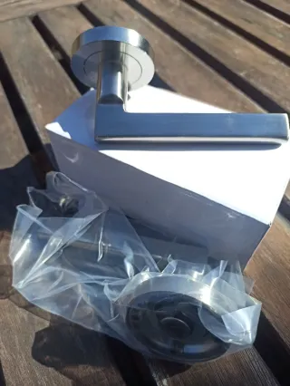 Manilla Roseta Aluminio Nueva