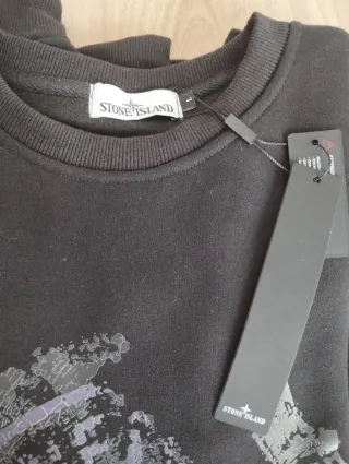 Sudadera Stone Island Talla L Negra