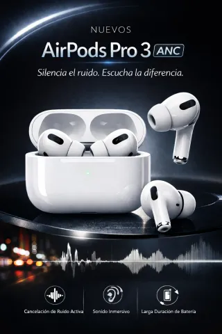 AirPods Pro 3 ANC Blancos