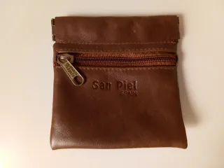 Monedero San Piel Marrón