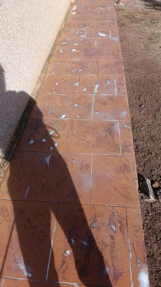 Hormigón impreso.
