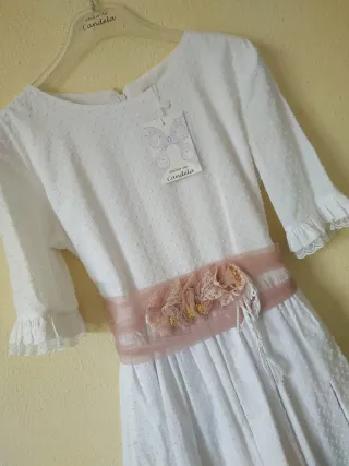 Vestido Ceremonia Blanco Talla 16 Años