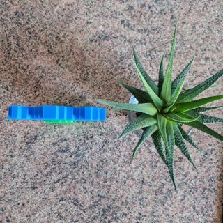 Flor Pixel Art XXL Azul