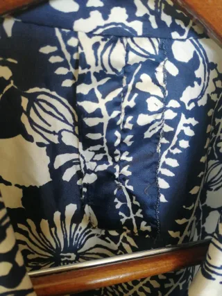 Blusa Vintage Hecha a Mano Talla L