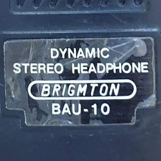 AURICULARES VINTAGE BRIGMTON BAU10 CALIDAD CLÁSICA