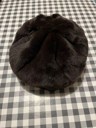 Sombrero ruso marrón hecho a mano