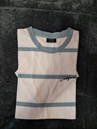 Camiseta Lefties rayas azul y blanco Talla XS