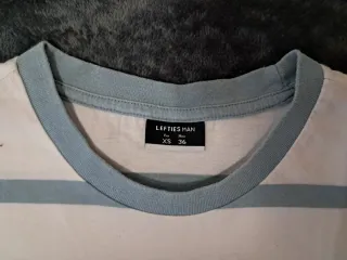 Camiseta Lefties rayas azul y blanco Talla XS