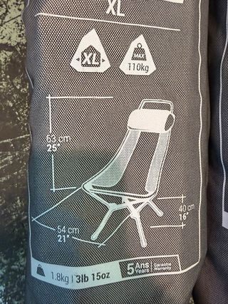 2 Sillas Decathlon Quechua low chair 500 XL