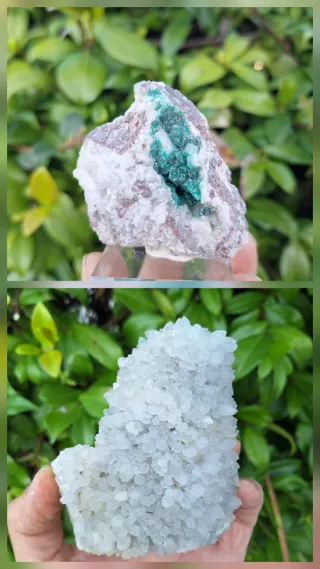 Lotto 10 minerali grezzi