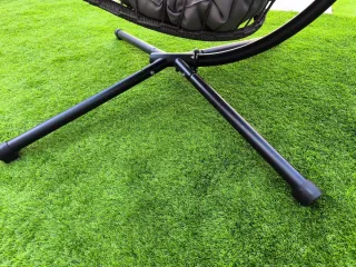 Silla Colgante Ariane Gris Oscuro para jardín