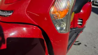 Tipo vespa Kymco Like 125cc Scooter Roja