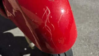 Tipo vespa Kymco Like 125cc Scooter Roja