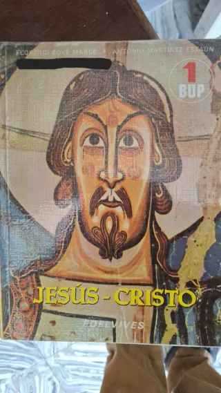 Libro BUP años 80 religión Edelvives