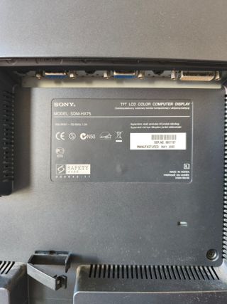 Monitor Sony SDM-HX75 17 Plata/Negro