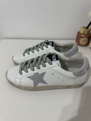 Golden Goose Blancas y Plateadas