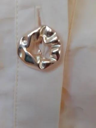 Vestido Midi Zara tono mantequilla Talla L