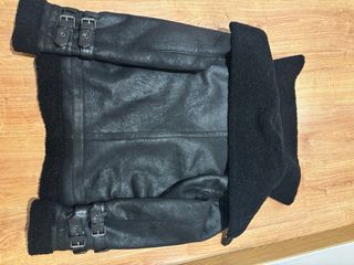 Cazadora borrego Zara negra