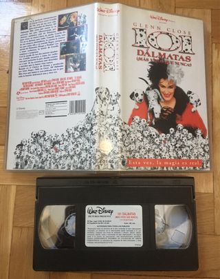 101 Dálmatas VHS Walt Disney Glenn Close