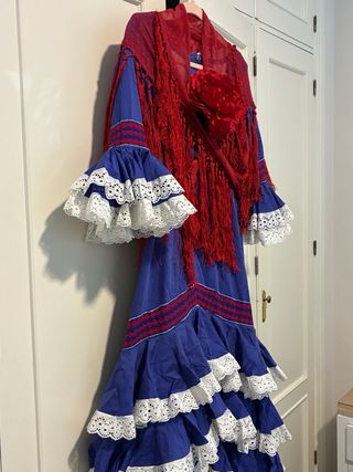 Vestido Flamenca Gitana Talla 50