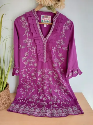 Vestido Flamenco Bulería Bordado