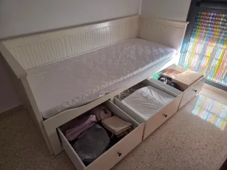 Cama nido 2 camas madera blanca. En perfecto estad