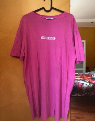 Maxi Maglietta rosa Terranova