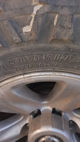 Ruedas 4x4 35 pulgadas