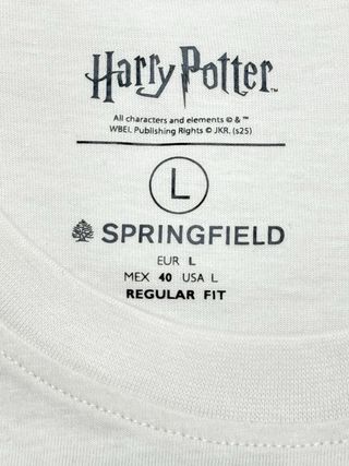 Harry Potter & Springfield - Camiseta Beige