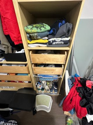 Armario PAX Ikea sin puertas