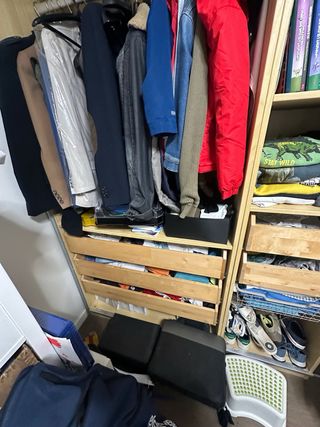 Armario PAX Ikea sin puertas