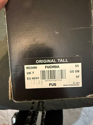 Botas Hunter Fuchsia 40-41