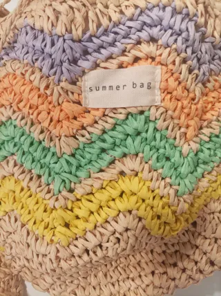 Bolso infantil tejido multicolor