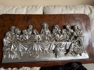 Quadro L'Ultima Cena in Legno e Metallo