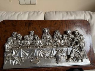 Quadro L'Ultima Cena in Legno e Metallo