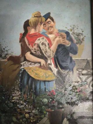 Quadro a Olio anni 60