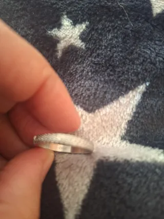 Anel ONE Prateado com Brilhantes