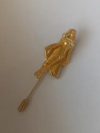 Broche Mujer Figura Avon Dorado