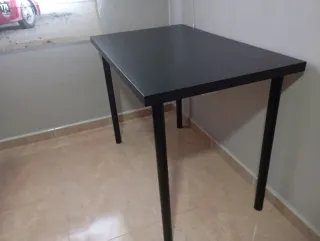Mesa escritorio IKEA negra 100x60 cm