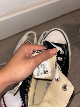 Pack Zapatillas Converse Blancas y Negras