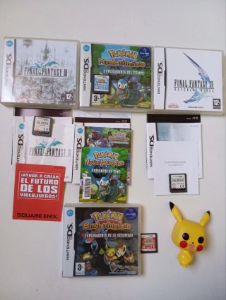 Lote Nintendo Pokémon, Layton y dragón ball