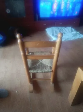 Silla Mecedora Infantil Madera