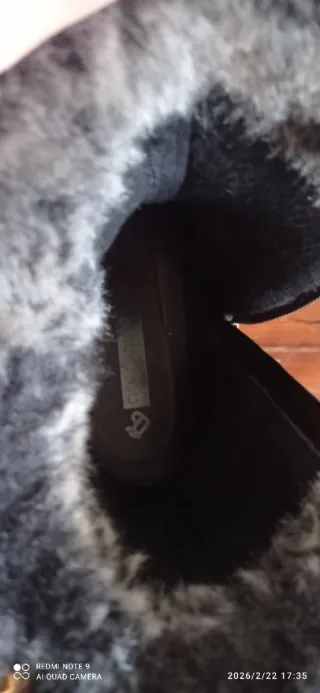 Botines Amarpies Negro Talla 39 Repelente Agua