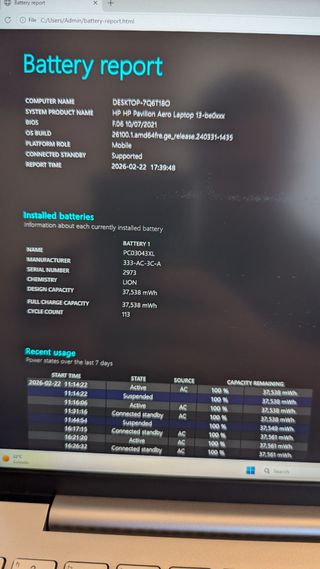 HP Pavilion Aero 13 Ryzen 7 16GB Ultra ligero