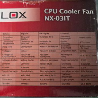 Dissipatore CPU NILOX Intel