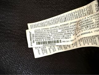 Chaqueta biker, efecto piel, negra, M, Zara