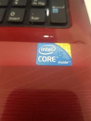 Portátil ASUS X52F i5 Rojo