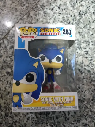 Funko Pop Sonic 283 con Anillo